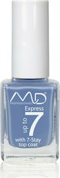 MD Professionnel Express Up to 7 Gloss Βερνίκι Νυχιών Quick Dry Γαλάζιο 827 12ml