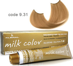 Kleral Milk Color Ammonia Free Colouring Cream 9.31 Blonde Very Light Beige Kleral Milk Color Ammonia Free Colouring Cream 9.31 Blonde Very Light Beige