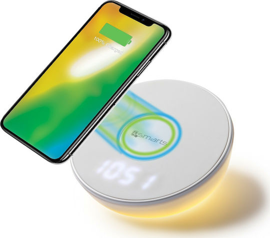 4Smarts Încărcător Wireless (Qi Pad) 10W Albς (VoltBeam N8 10W)