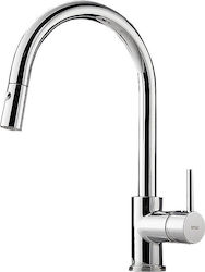 Armando Vicario Fluo 18780 Kitchen Faucet with Pull-Out Spray Chrome