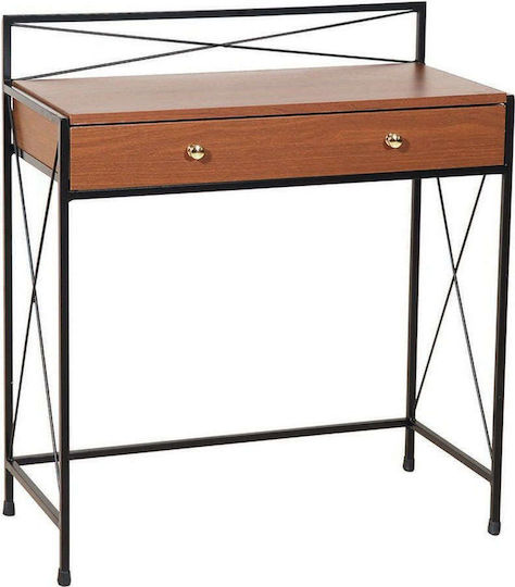Schminktisch aus Holz & Metall Schwarz 77x37x87cm Schminktisch aus Holz & Metall Schwarz 77x37x87cm