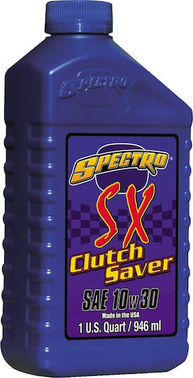 Spectro SX Clutch Saver 10W-30 Λάδι Μοτοσυκλέτας για Τετράχρονους Κινητήρες 946ml