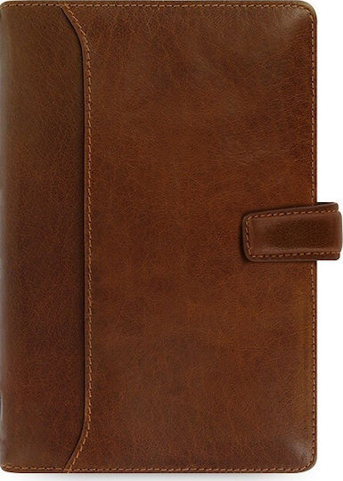 Filofax Lockwood Personal Weekly Organizer Brown Leather 13x19cm