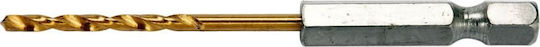 Yato Drill HSS DIN 338 1/4" HSS Titanium with Hexagonal Shank for Metal 7x109mm