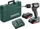Metabo SB 18 L BL Șurubelniță Cu Percuție Mașină De Găurit Cu Baterie 18V 2x2Ah