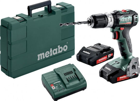 Metabo SB 18 L BL Șurubelniță Cu Percuție Mașină De Găurit Cu Baterie 18V 2x2Ah