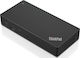 Lenovo ThinkPad Gen 2 USB-C Docking Station με HDMI/DisplayPort 4K PD Ethernet και συνδεση 3 Οθονών Μαύρο