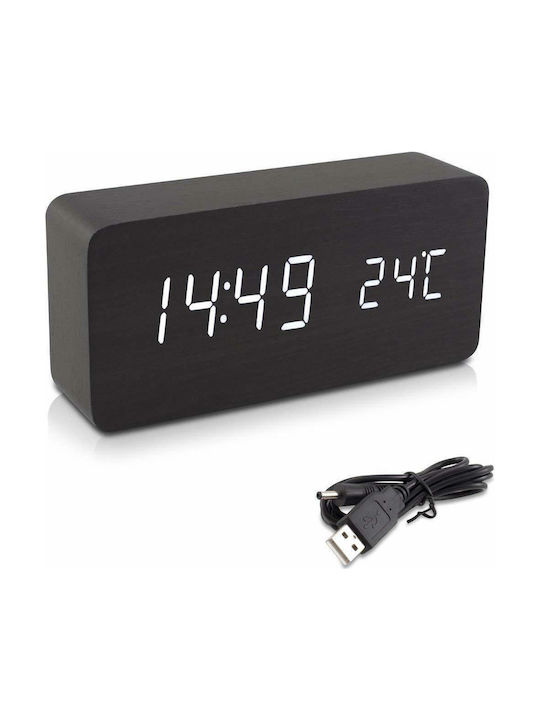 Kwmobile Tabletop Digital Clock with Alarm 37279