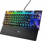 SteelSeries Apex 7 TKL Gaming Mechanical Keyboard Tenkeyless with SteelSeries Red switches and RGB lighting (English US)