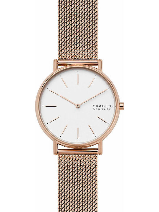 Skagen Stainless Steel Bracelet Ceas cu Mecanism pe Baterie Skagen Stainless Steel Bracelet Ceas cu Mecanism pe Baterie