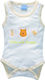 Disney Winnie The Pooh Baby Bodysuit Underwear Sleeveless White