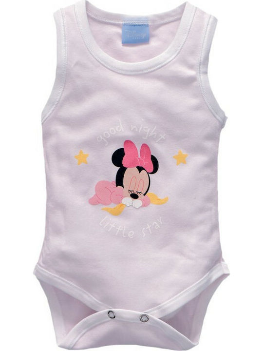 Disney Minnie Baby Unterwäsche Strampler Ärmell...