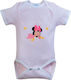 Disney Minnie Baby Bodysuit Underwear Short-Sleeved Pink