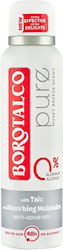 Borotalco Pure 0% Aluminium Salts Αποσμητικό 48h σε Spray Χωρίς Αλουμίνιο 150ml Borotalco Pure 0% Aluminium Salts Αποσμητικό 48h σε Spray Χωρίς Αλουμίνιο 150ml
