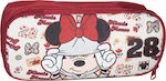 Gim Athletic Minnie Pencil Case with 1 Compartment Red