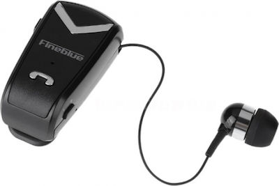 Fineblue F-V2 In-Ear Bluetooth-Freisprecheinrichtung Kopfhörer Revers Schwarz