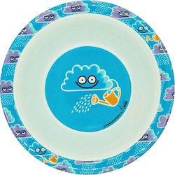 Laken Baby Food Bowl Kukuxumuxu made of Melamine Light Blue KBM-CB