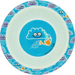 Laken Baby Food Bowl Kukuxumuxu made of Melamine Light Blue KBM-CB