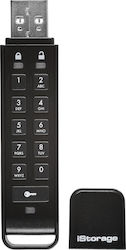 iStorage datAshur Personal2 8GB USB 3.0 Μαύρο