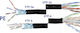 Adeleq S/FTP Cat.5e (Gigabit) Καλώδιο Δικτύου Ethernet χωρίς ακροδέκτες 1m Μαύρο