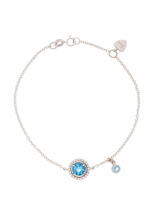 VITOPOULOS Bracelet White Gold 14K With Stones