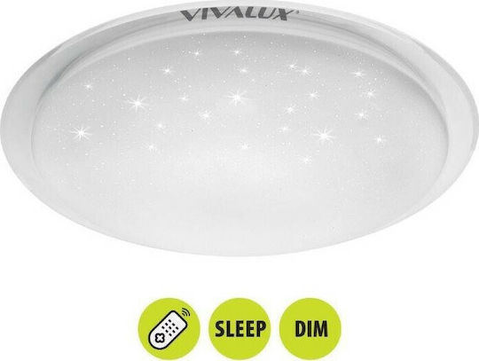Vivalux Athena Rund Draußen LED Panel 36W mit Warmes Weiß Licht 3000K