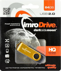 IMRO Dark Side Moon 64GB USB 2.0 Stick Gold