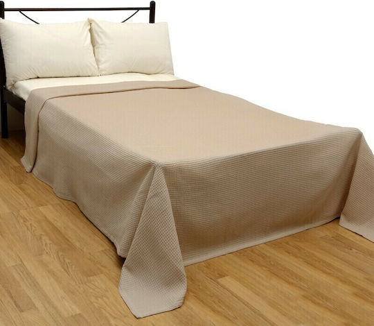 Viopros Pique Blanket Single 160x240cm Beige
