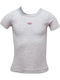 Minerva Kids' Undershirt Short-sleeved Gray