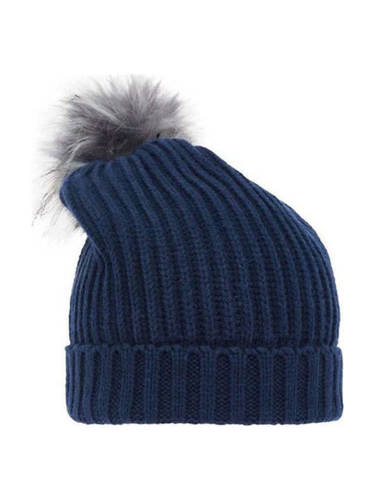 Name It Kids Beanie Knitted Navy Blue