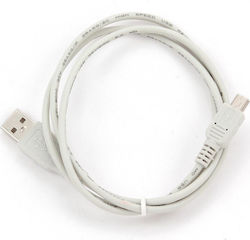 Gembird CC-USB2-AM5P-3 USB 2.0 USB-A male σε USB-B male Λευκό 0.9m
