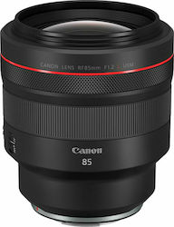 Canon Full Frame Φωτογραφικός Φακός RF 85mm f/1.2L USM Telephoto για Canon RF Mount Black