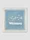Synchronia Cutie Decorativă Lemn Wedding Albastru
