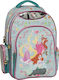 Graffiti Princess School Bag Backpack Elementary, Elementary in Light Blue color