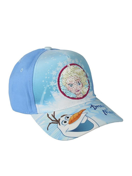 Cerda Παιδικό Καπέλο Jockey Υφασμάτινο Frozen Γαλάζιο