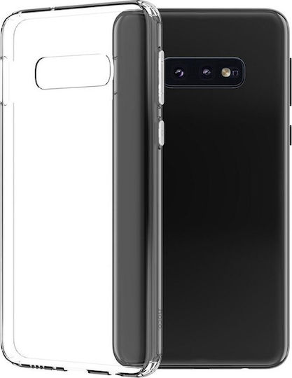 Hoco Light Series Umschlag Rückseite Silikon Transparent (Galaxy S10e)
