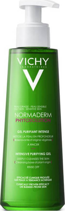 Vichy Normaderm Phytosolution Gel Καθαρισμού Προσώπου για Ακνεϊκές Επιδερμίδες 200ml