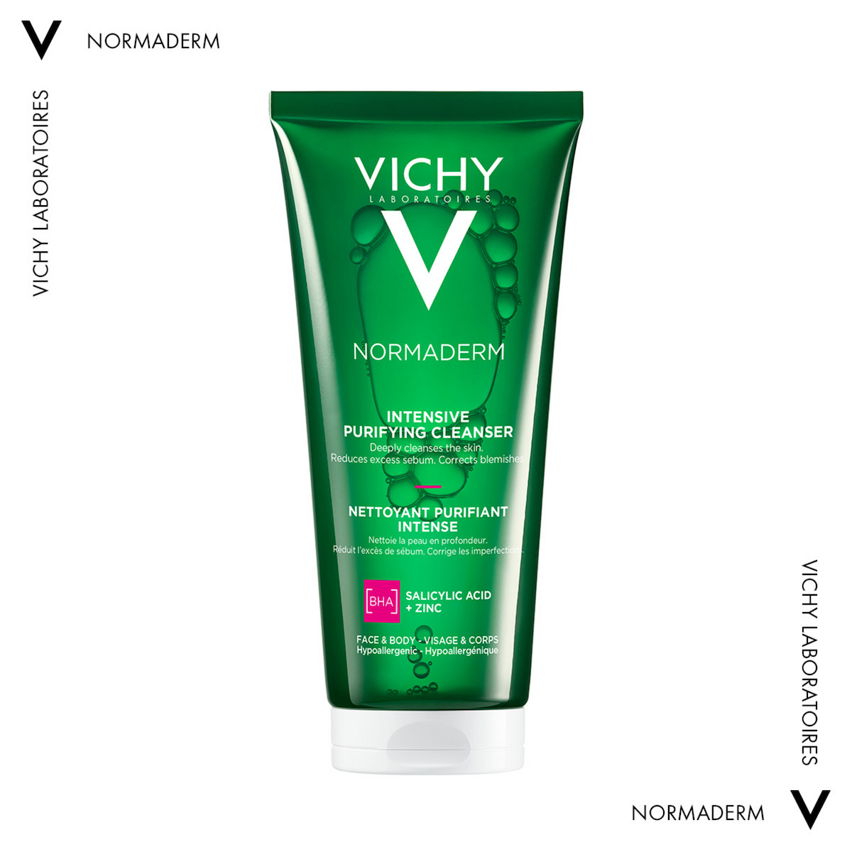 Vichy Normaderm Phytosolution Gel Καθαρισμού Προσώπου για Ακνεϊκές Επιδερμίδες 200ml