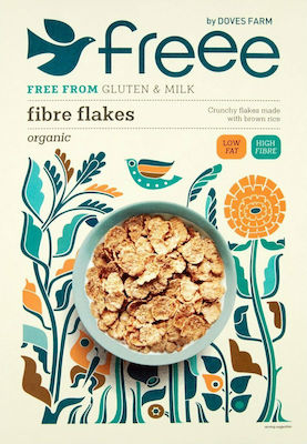 Doves Farm Νιφάδες Ρυζιού Fibre Flakes 375gr