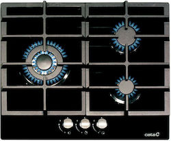 Cata LCI 6021 BK Autonomous Cooktop with Liquid Gas Burners 58x50cm