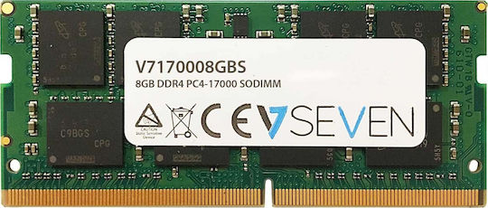 V7 8GB DDR4 RAM with 2133 Speed for Laptop