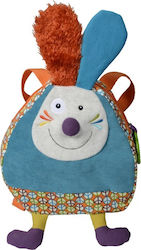 Ebulobo Jeff the Rabbit Kinder Rucksack Rucksack Blau 25cmx20cmcm