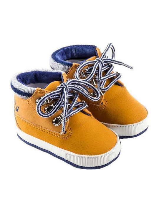 Mayoral Baby Booties Yellow