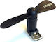 Usams microUSB Fan Black Ανεμιστηράκι USB Μαύρο