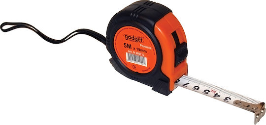 Gadget Tools Magnetic Roll 7.5m x 25mm Tape Measure with Auto-Rewind and Magnet 25mm x 7.5m
