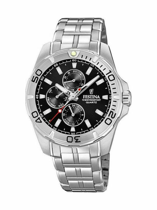 Festina Watch Battery with Metal Bracelet