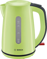 Bosch TWK7506 1.7lt με Ισχύ 2200W Πράσινος Bosch TWK7506 1.7lt με Ισχύ 2200W Πράσινος