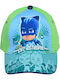 Stamion Παιδικό Καπέλο Jockey Υφασμάτινο PJ Masks Catboy Πράσινο
