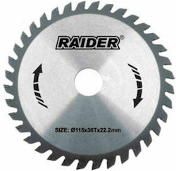 Raider Δίσκος Κοπής Ξύλου 160mm