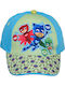 Stamion Kids' Hat Jockey Fabric PJ Masks Pattern Green